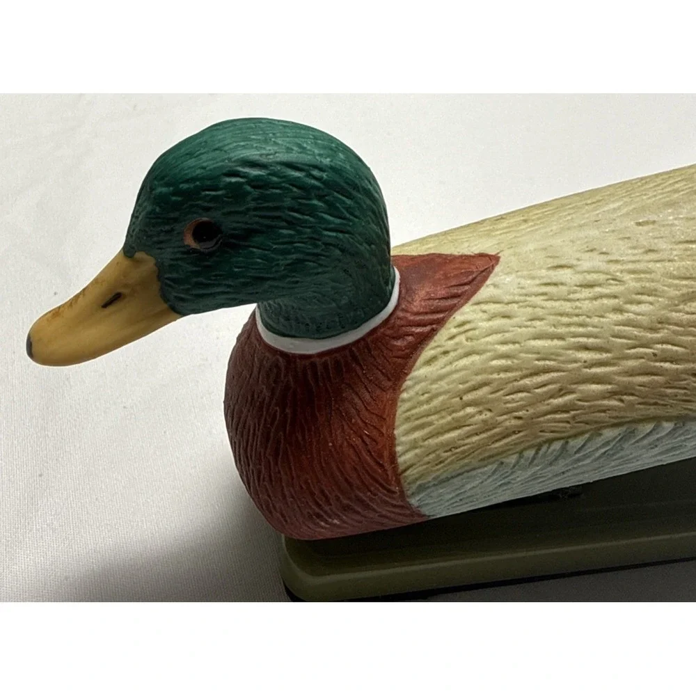 Vintage MR Man 1983 Mallard Duck Ceramic Stapler
